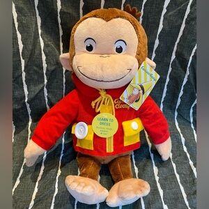 Curious George dress up plush